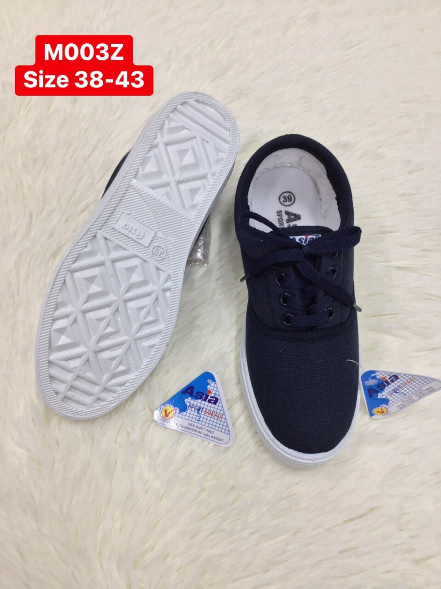 giày asia vải cột dây 