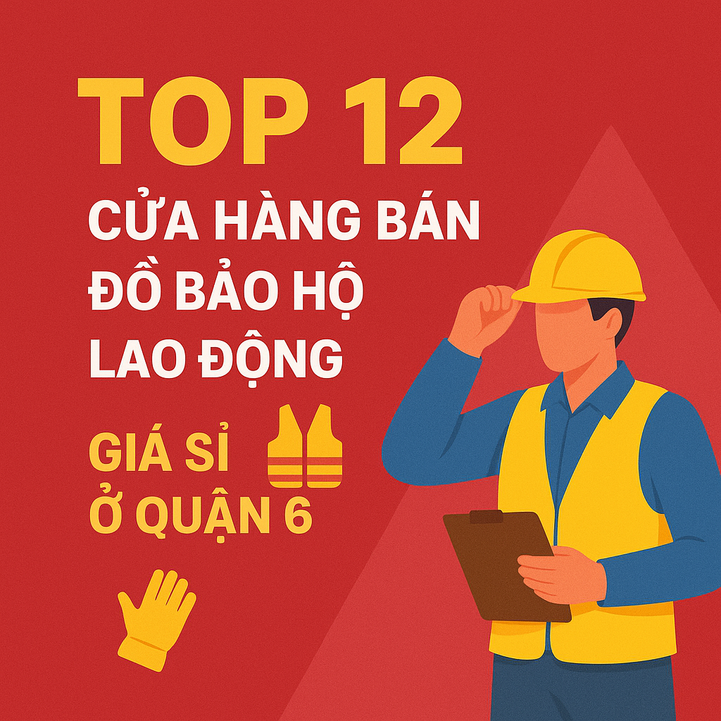 Top 12 Cửa Hàng Bán Đồ Bảo Hộ Lao Động Giá Sỉ Ở Quận 6 – Uy Tín & Giá Rẻ Năm 2025